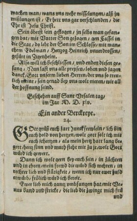 Ein ander Berckreye. 24.
