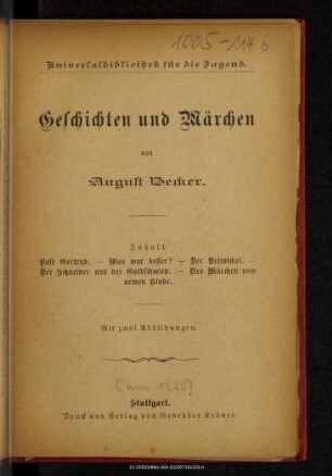 Geschichten und Märchen