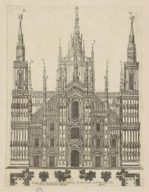 Fassade des Doms, Mailand