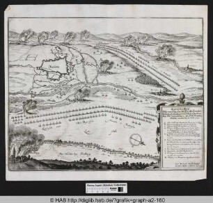 Entsatz der Stadt Augsburg durch kaiserliche Truppen 1646.