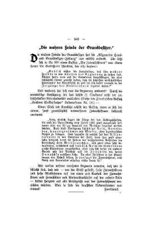 Die wahren Feinde der Grundbesitzer