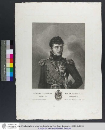 Jérome Napoleon Roi De Wesphalie Frère De L'Empereur / Kinson Pinx. ; L. C. Ruotte Sculp.