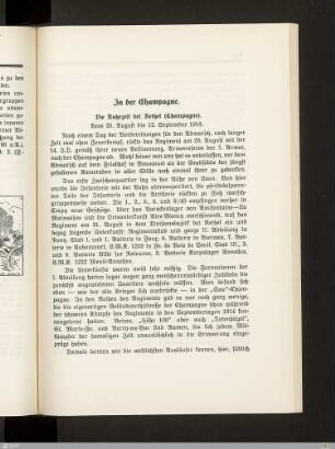 Die Ruhezeit bei Rethel (Champagne)