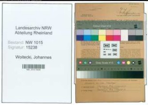 Entnazifizierung Johannes Woitecki , geb. 11.01.1915 (Kaufmaennischer Angestellter)