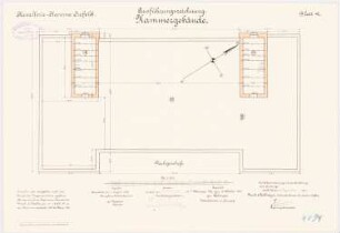 Kavallerie-Kaserne, Krefeld Kammergebäude: Grundriss DG 1:100