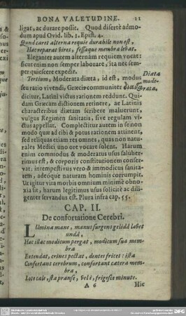 Cap. II. De confortatione Cerebri