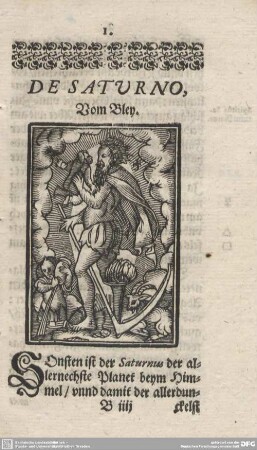 DE SATURNO, Vom Bley.