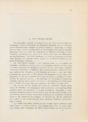 5. Das Antiquarium