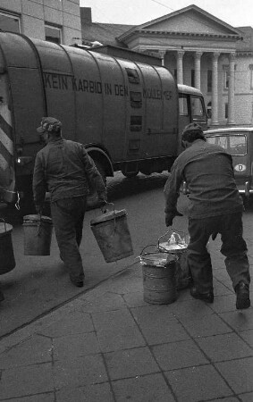 Städtische Müllabfuhr.