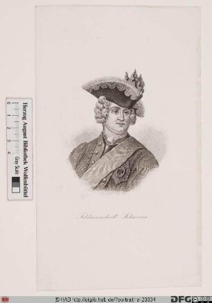 Bildnis Kurd Christoph von Schwerin (1740 Graf)