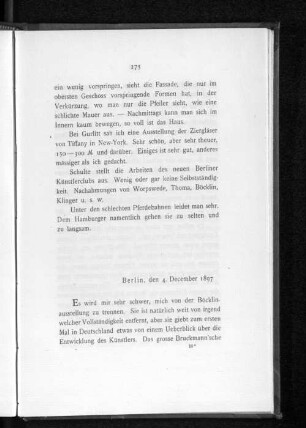 Berlin, den 4. December 1897