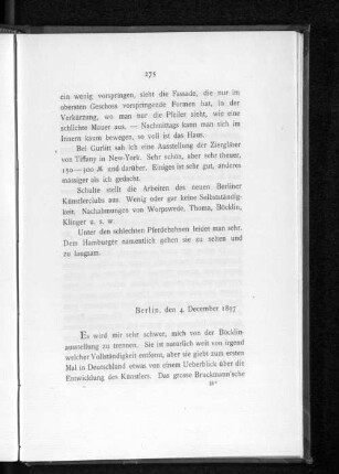 Berlin, den 4. December 1897