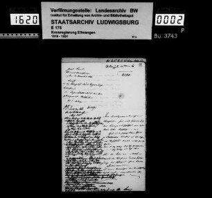 Verkauf eines Anwesens durch die Teilgemeinde Waldhausen sowie Erwerb des Grundbesitzes der Schäfereigesellschaft in Beuren durch die politische Teilgemeinde Beuren, Gesamtgemeinde Waldhausen