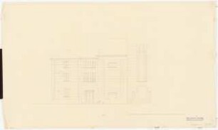 Stadttheater, Bremerhaven: Ansicht Hauptfassade 1:50