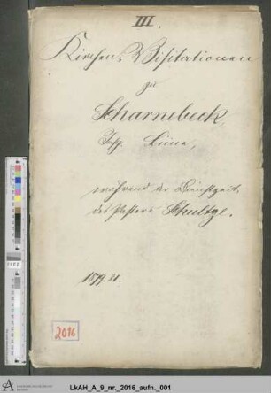 Scharnebeck: Visitationsakten