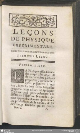 Premiere Leçon