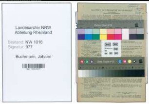 Entnazifizierung Johann Buchmann , geb. 12.02.1891 (Bauer)