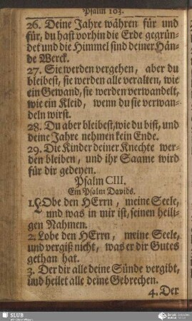 Psalm CIII