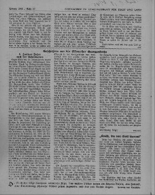 Geschichten um die Eisenacher Georgenkirche / Mitzenheim