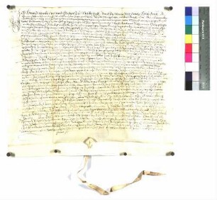 Bestandbrief von Hans Merckh, Wirt und Gastgeber zu Neffsried, und seiner Ehefrau Maria
