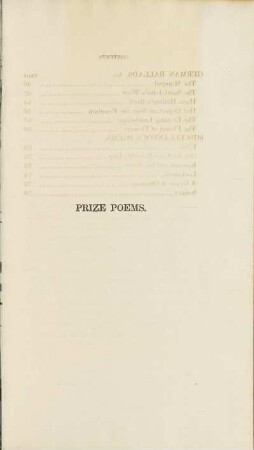 Prize Poems