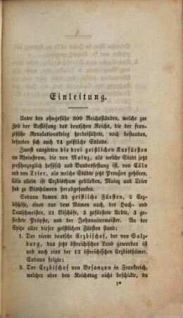 Geschichte der deutschen Höfe seit der Reformation, 45. 6. Abth., Geschichte der kleinen deutschen Höfe ; 11. Th., Die geistlichen Höfe ; 1. Th.