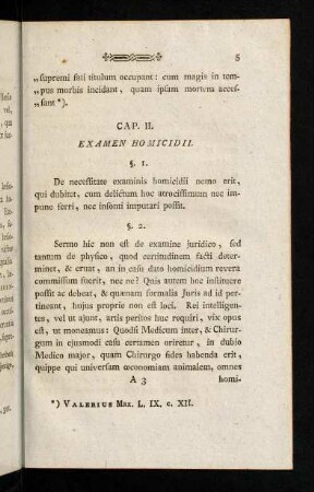 5-42, Caput II. Examen Homicidii.