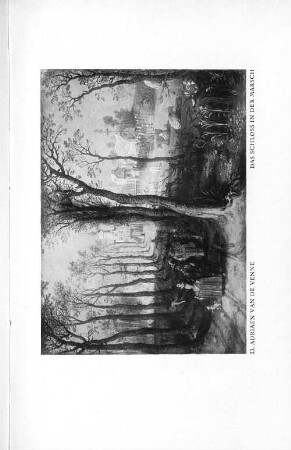 23. Adriaen van de Venne Das Schloss in der Marsch