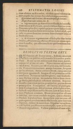 Resolutio Textus Orti
