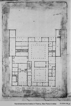 Grundriss Klosterbau