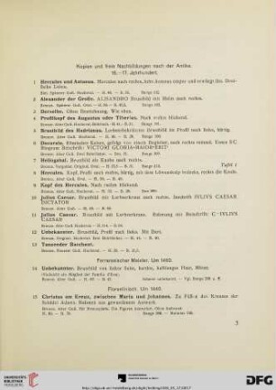 Italienische Plaketten (Nr. 1-163)