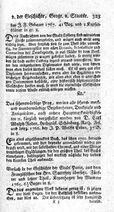 Das sehenswürdige Prag.