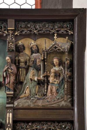 Alsfelder Altar — Alsfelder Schrein — Anbetung der Heiligen drei Könige