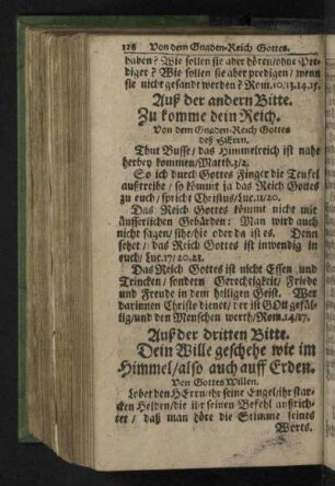 Auß der dritten Bitte.
