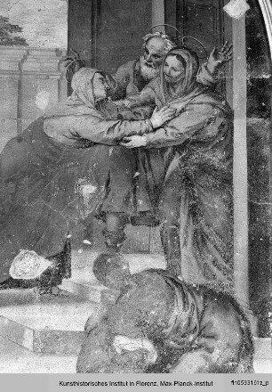 Szenen aus dem Marienleben : Die Verkündigung der Geburt Mariens und die Heimsuchung