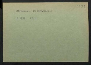 Strecker, NN.