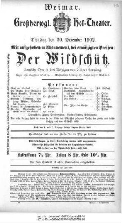 Der Wildschütz
