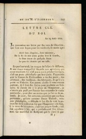 117-130, Lettre CLX.-CLXIII.