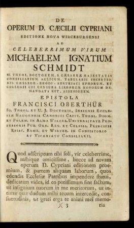 [Proemium Epistolicum]