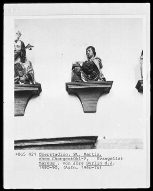 Wange eines ehemaligen Chorgestühls (?): Evangelist Markus
