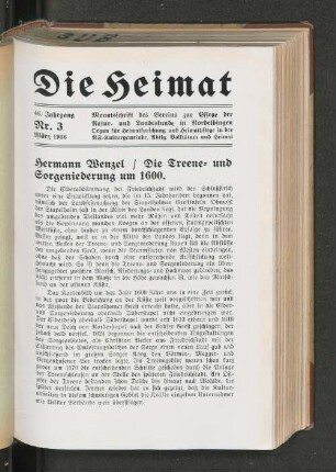 Hermann Wenzel / Die Treene- und Sorgeniederung um 1600