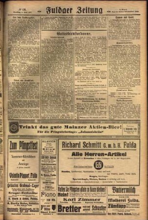 Zweite Ausgabe vom Samstag, den 04. Juni 1927.