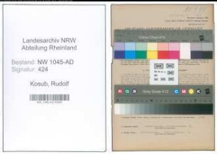 Entnazifizierung Rudolf Kosub , geb. 17.11.1891 (Polizist)