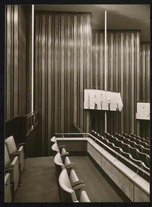 Stadthalle, Mülheim an der Ruhr Umbau: Theatersaal / Zuschauerraum, Loge