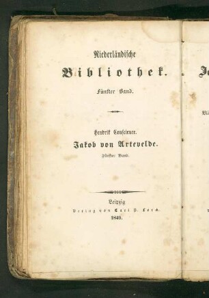 5: Jakob von Artevelde : historischer Roman