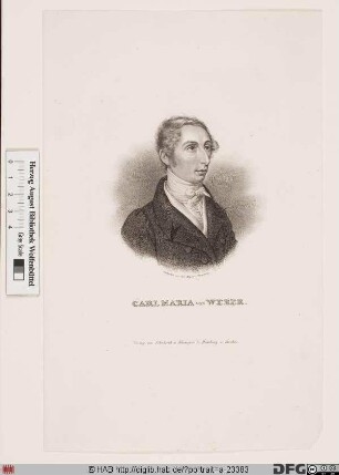 Bildnis Carl Maria (Friedrich Ernst) von Weber
