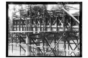 Brückenbau : Südthailand. Arbeiter beim Brückenbau, 1912/1913