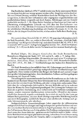 Scheper, Burchard :: Die jüngere Geschichte der Stadt Bremerhaven : Bremerhaven, Magistrat der Stadt, 1977