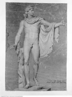 Concorso Accademico 1775, Terza Classe: Die Statue des Apoll von Belvedere, secondo terzo premio