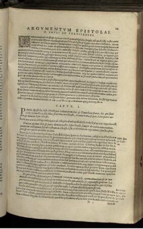 Argumentum Epistolae D. Pauli Ad Colossenses